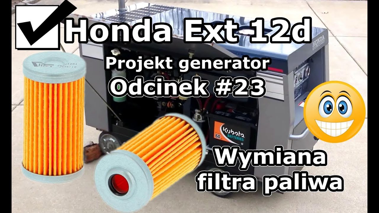 Honda Ext12d - Odcinek #23 Wymiana filtra paliwa
