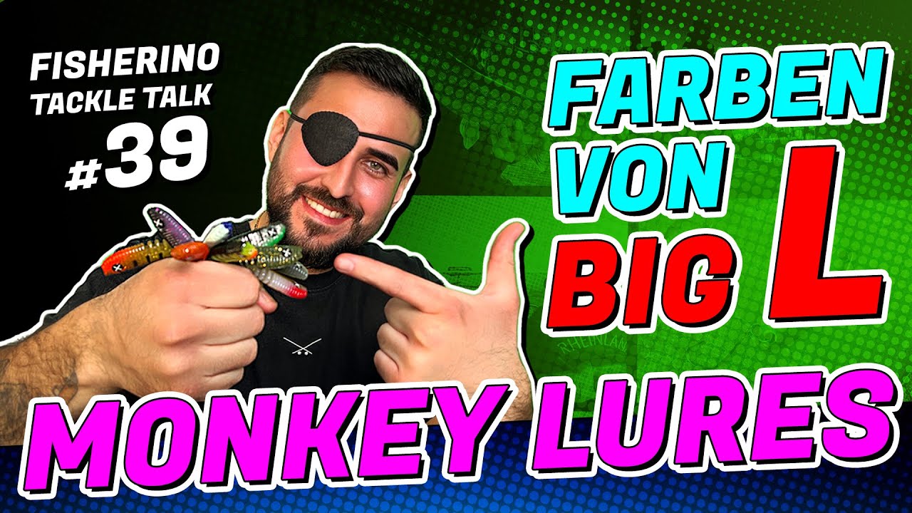 Farben von BIG L Monkey Lures Fisherino Tackle Talk 39