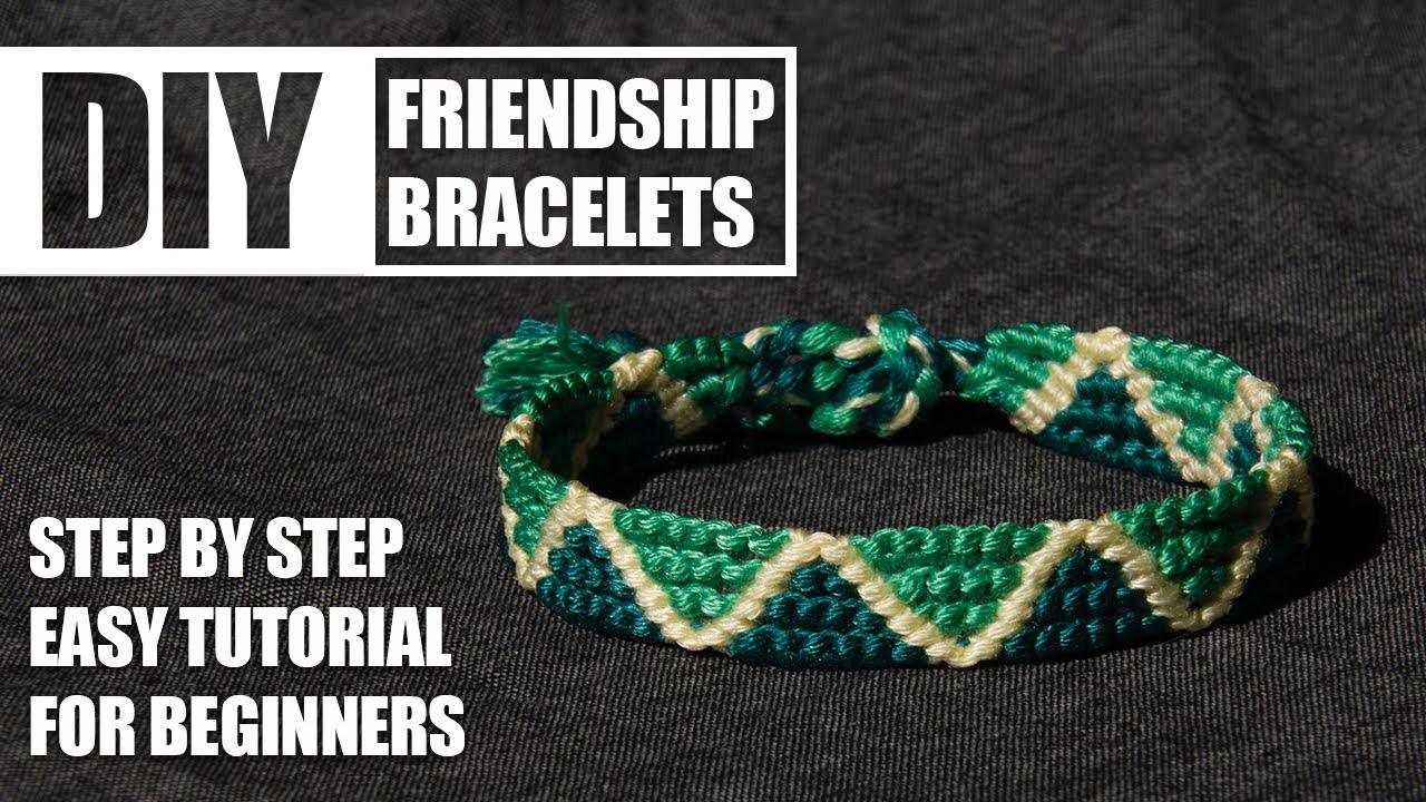 Zigzag Chain Alternating Friendship Bracelets Step by Step Tutorial | Easy Tutorial for Beginner
