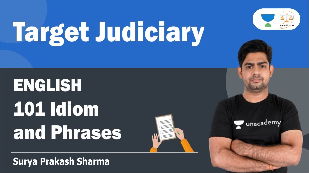 101 Idiom and Phrases in 1 class | Target Judiciary | Surya Prakash Sharma