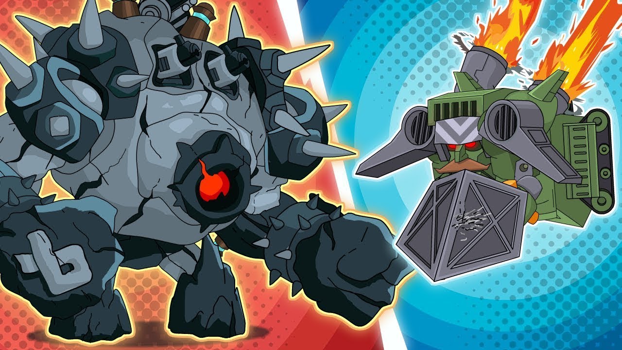 GOLEM - Amber Explosion vs RoboStalin! Control of the battlefield!