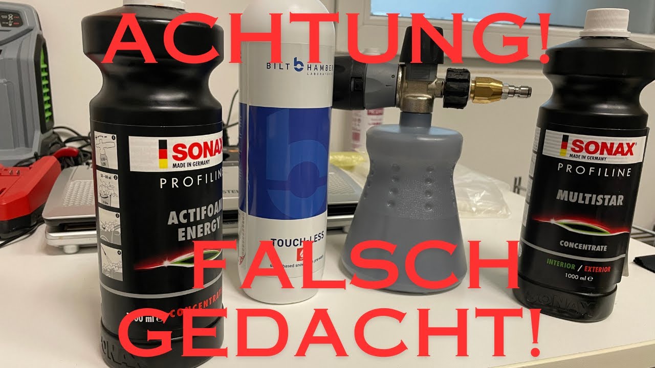 Alle machen es falsch! Mischungsverhältnis  Foamgun | Schaumkanone richtig berechnen - so geht es
