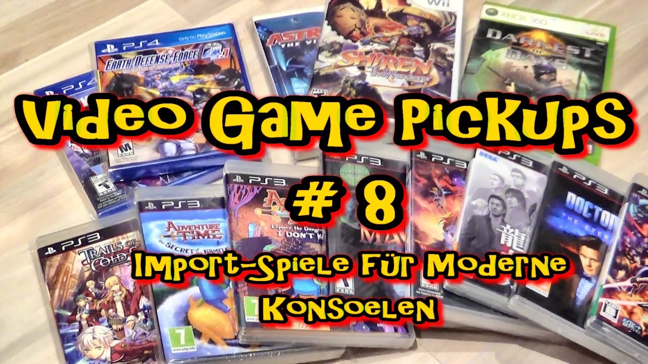 Video Game Pickups #8 - Import-Spiele für moderne Konsolen (PS4,PS3,Wii,Xbox) | Raketenjansel