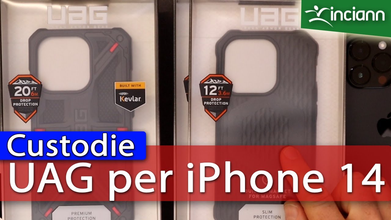Apple iPhone 14 Pro: Custodie UAG Monarch Pathfinder Essential e cover Magsafe Lucent