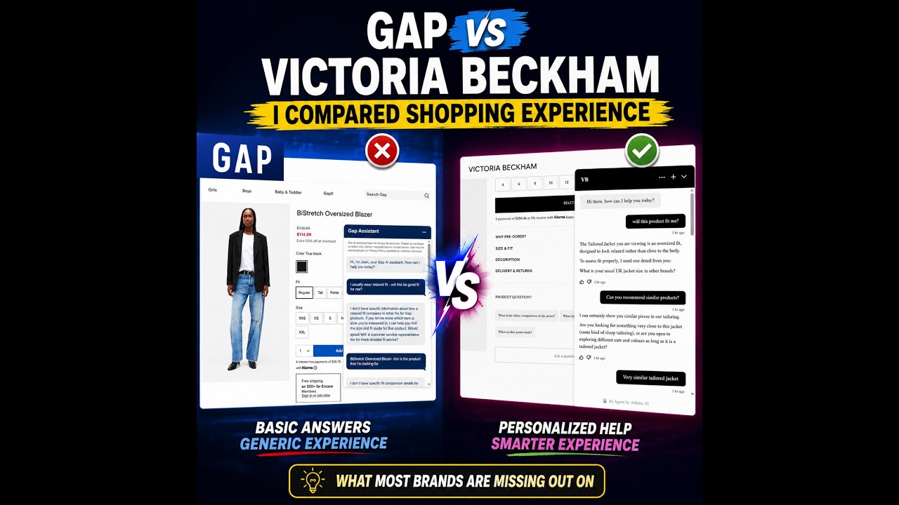 How does customer experience with AI shopping assistants look like?