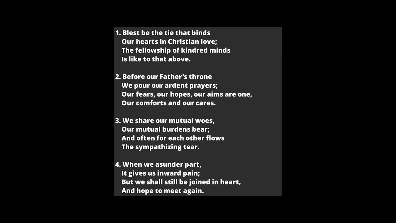 GHS 232 - Blest Be The Tie That Binds