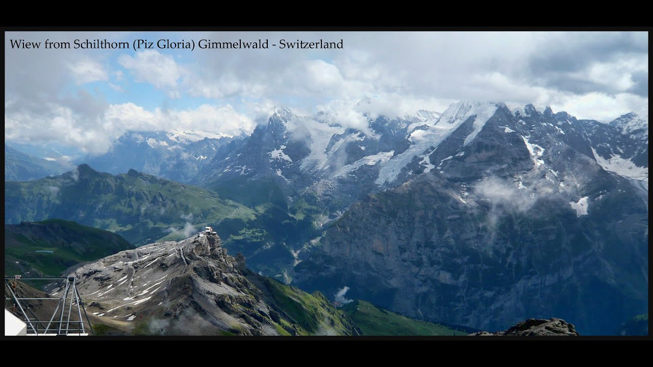 Schilthorn (Piz Gloria) 2970 m. & Staubbachfall (Gimmelwald - Switzerland)