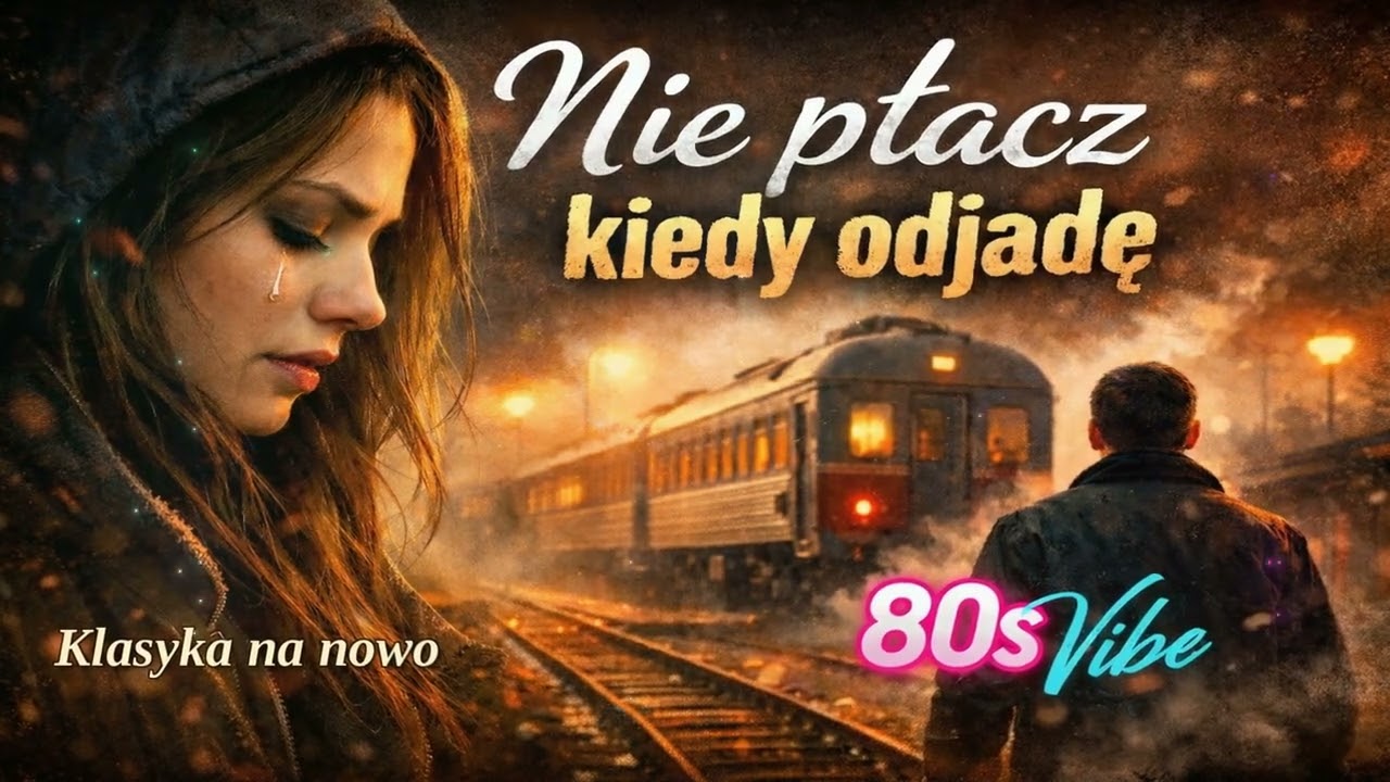 NIE PŁACZ KIEDY ODJADĘ (Official Remix/Cover) 80s Vibe Edition