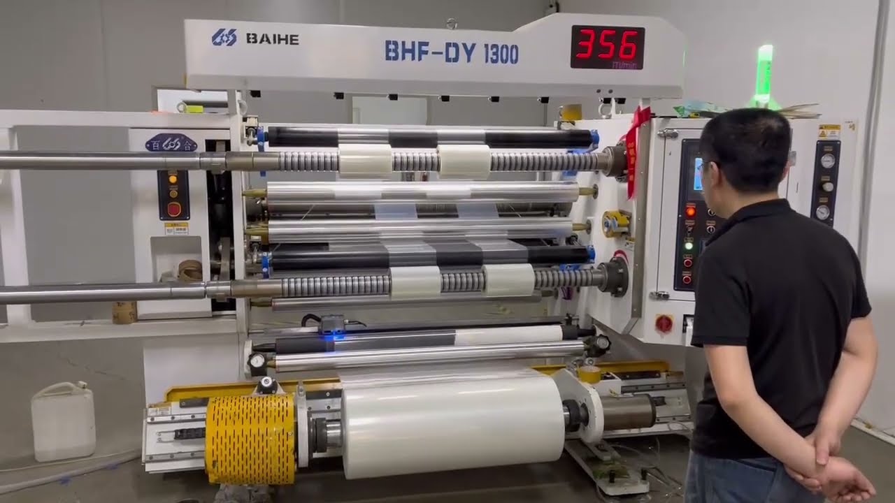 BHF-DY1300 Automatic Slitter Rewinder Machine - Baihe Machinery