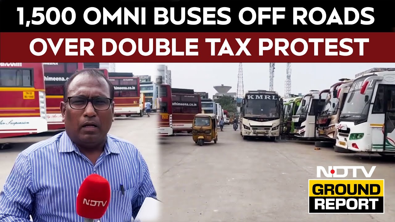 South India Bus Strike: 1,500 Omni Buses Off Roads Over Double Tax Protest