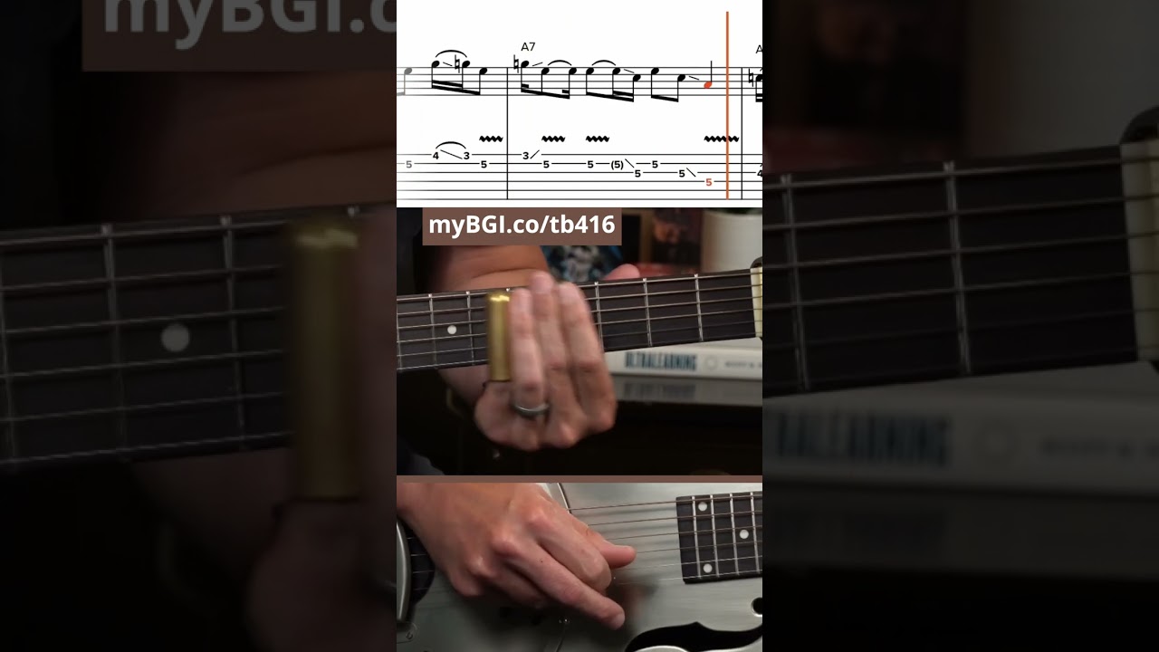 Slide Guitar Solo in Open E Tuning (EBEG#BE)