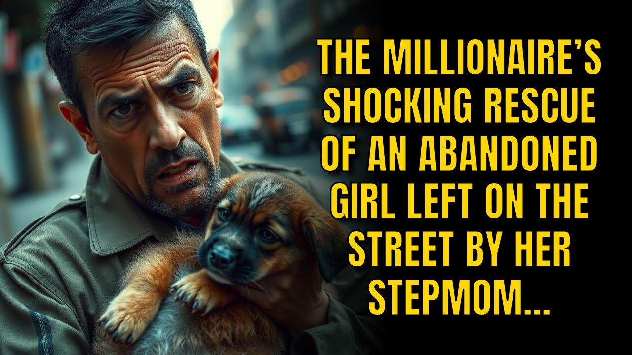 The MILLIONAIRE&rsquo;s SHOCKING Rescue of an Abandoned Girl Left on the Street by Her Stepmom...