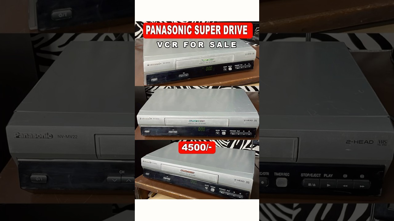 Panasonic super drive vcr sale #youtube #shorts #youtubeshorts