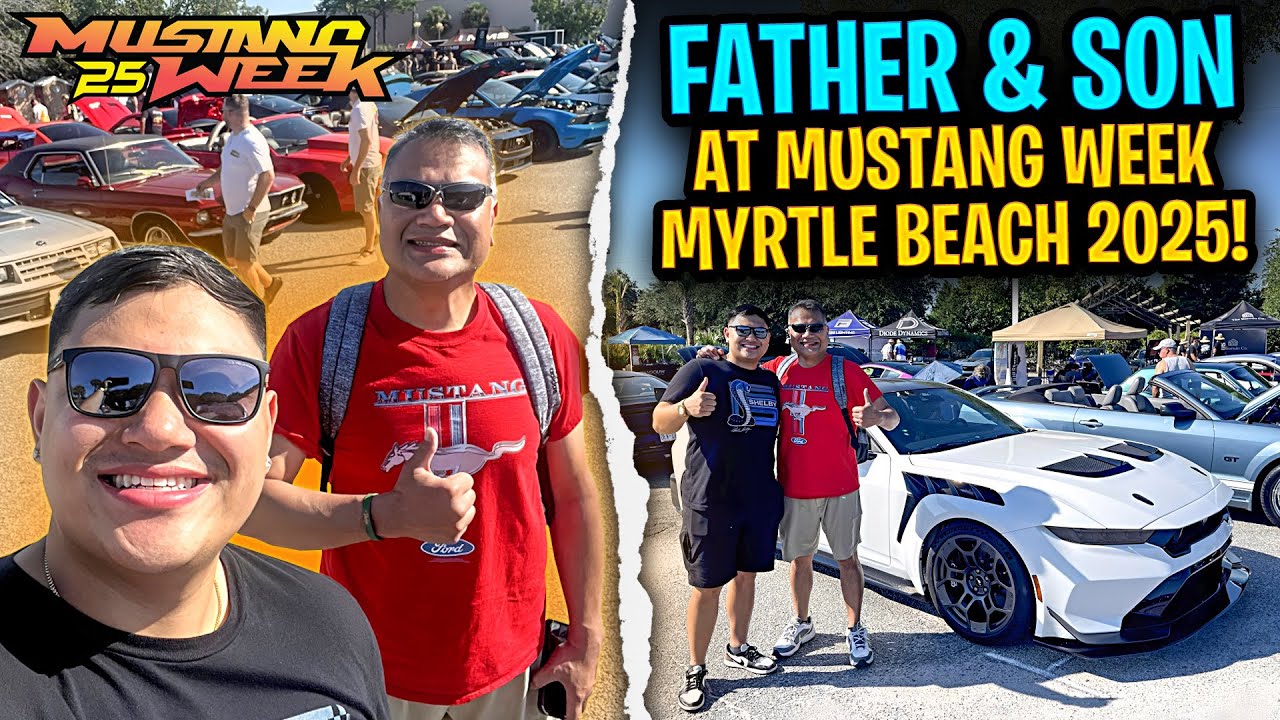 Our DREAM Father-Son Trip To MUSTANG WEEK 2025! (Myrtle Beach)
