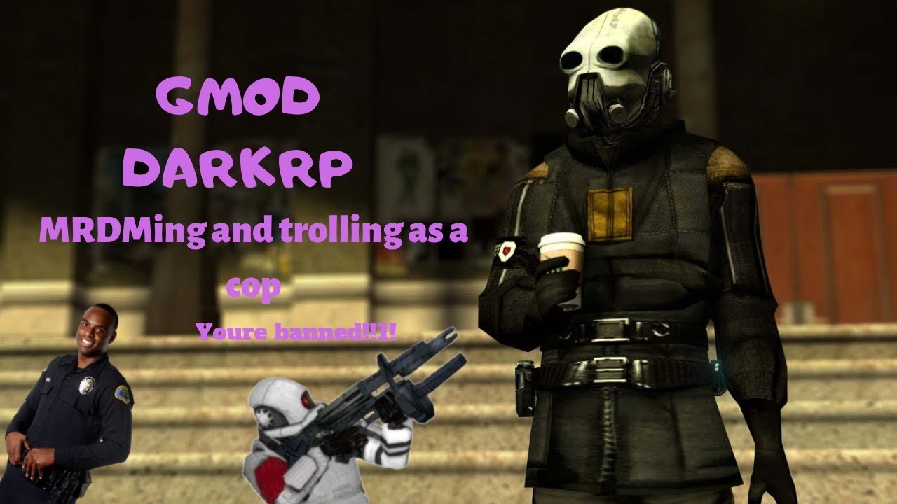 GMOD DarkRP Funny moments | MRDMing and trolling as a cop