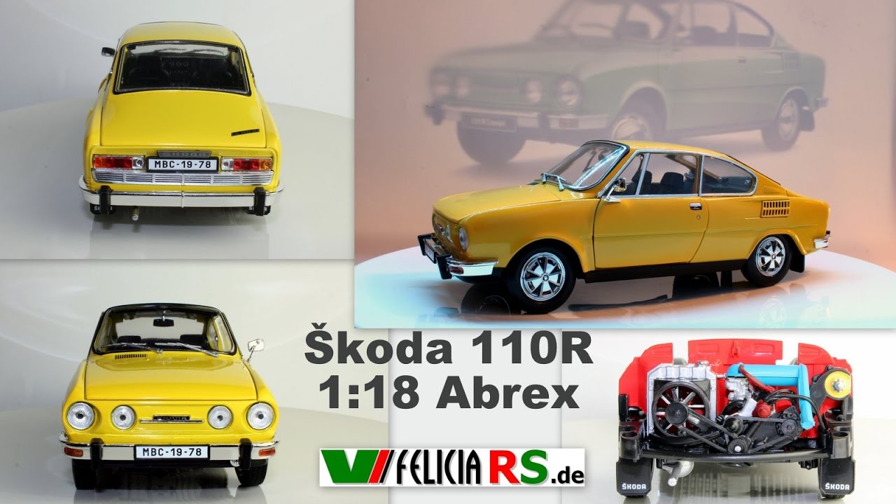 Škoda 110R 1:18 Modell Abrex