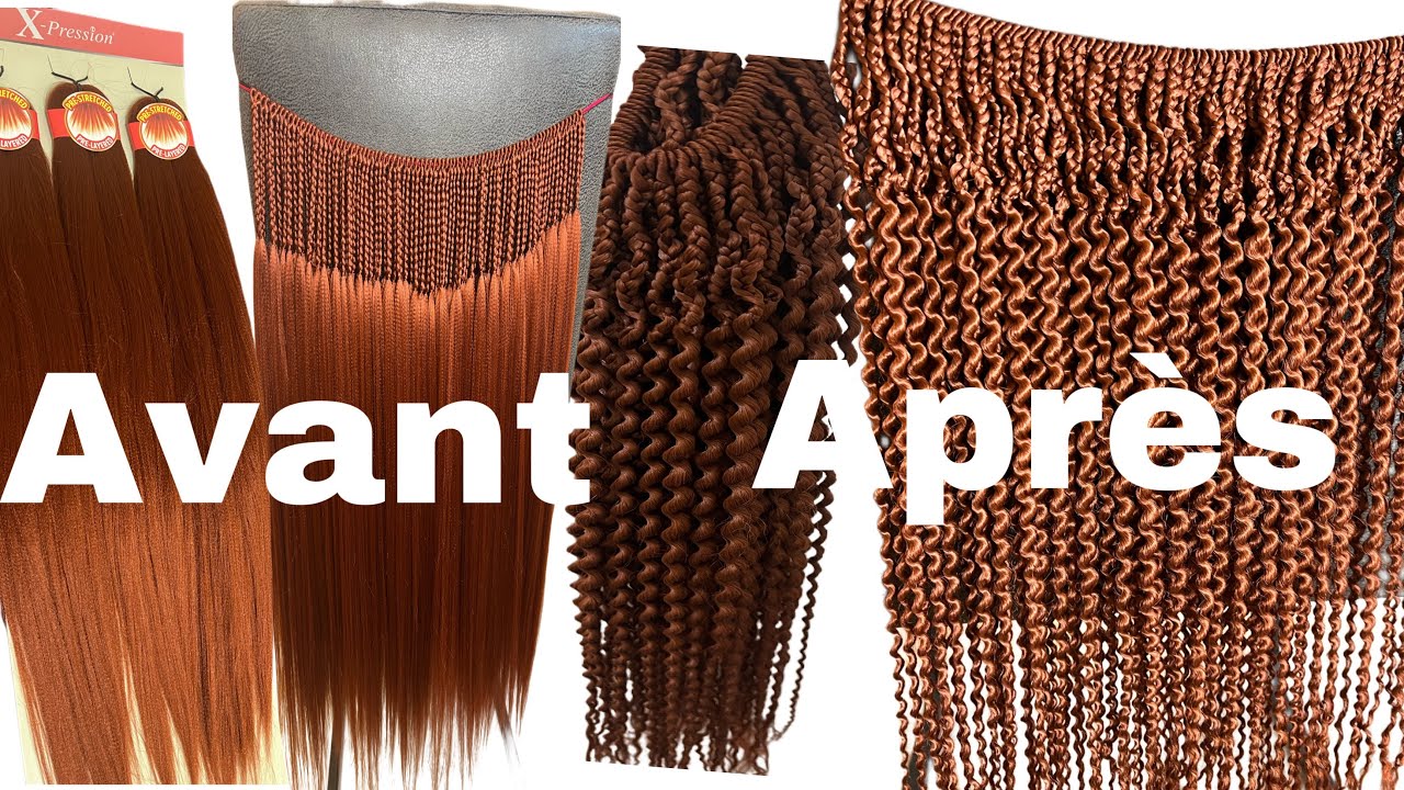 Comment faire de rasta cordellet  bouclés pour faire de crochets /DIY Twist hair braiding crochet