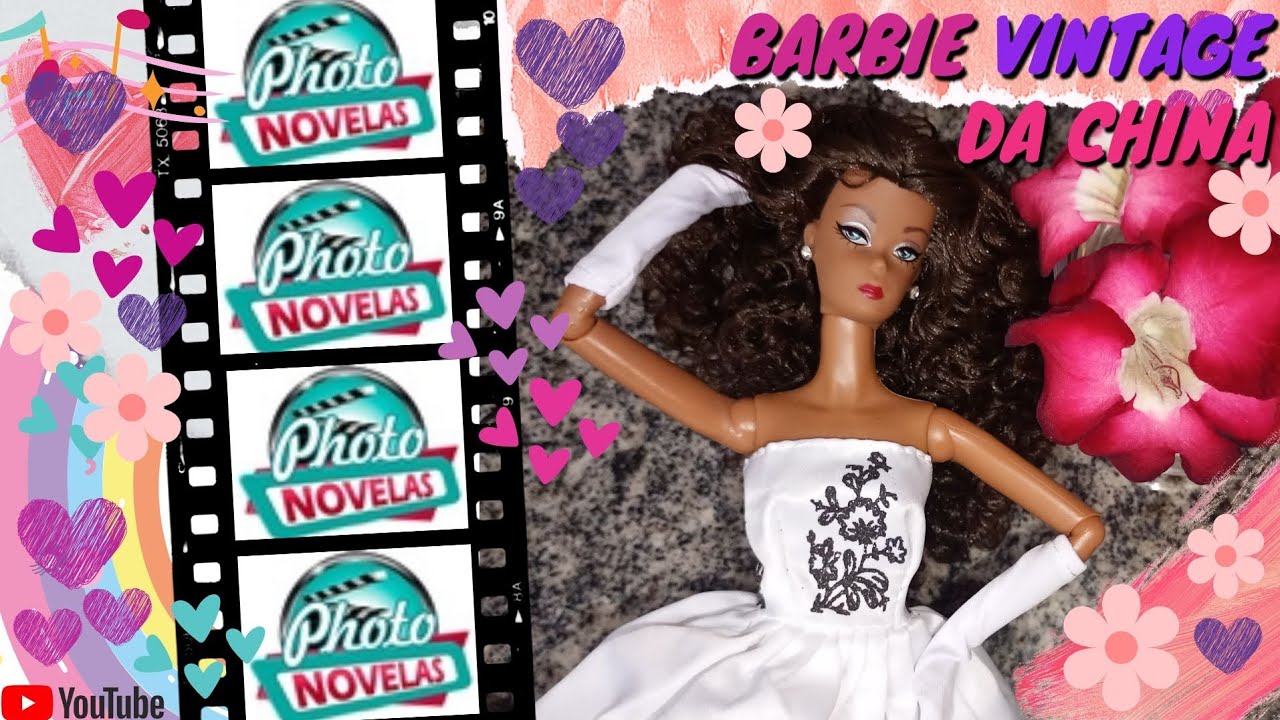 ⭐️ Mix BILD LILLI e BARBIE VINTAGE/SILKSTONE, Ching Ling afro em vestido de festa [Unbox e Review]