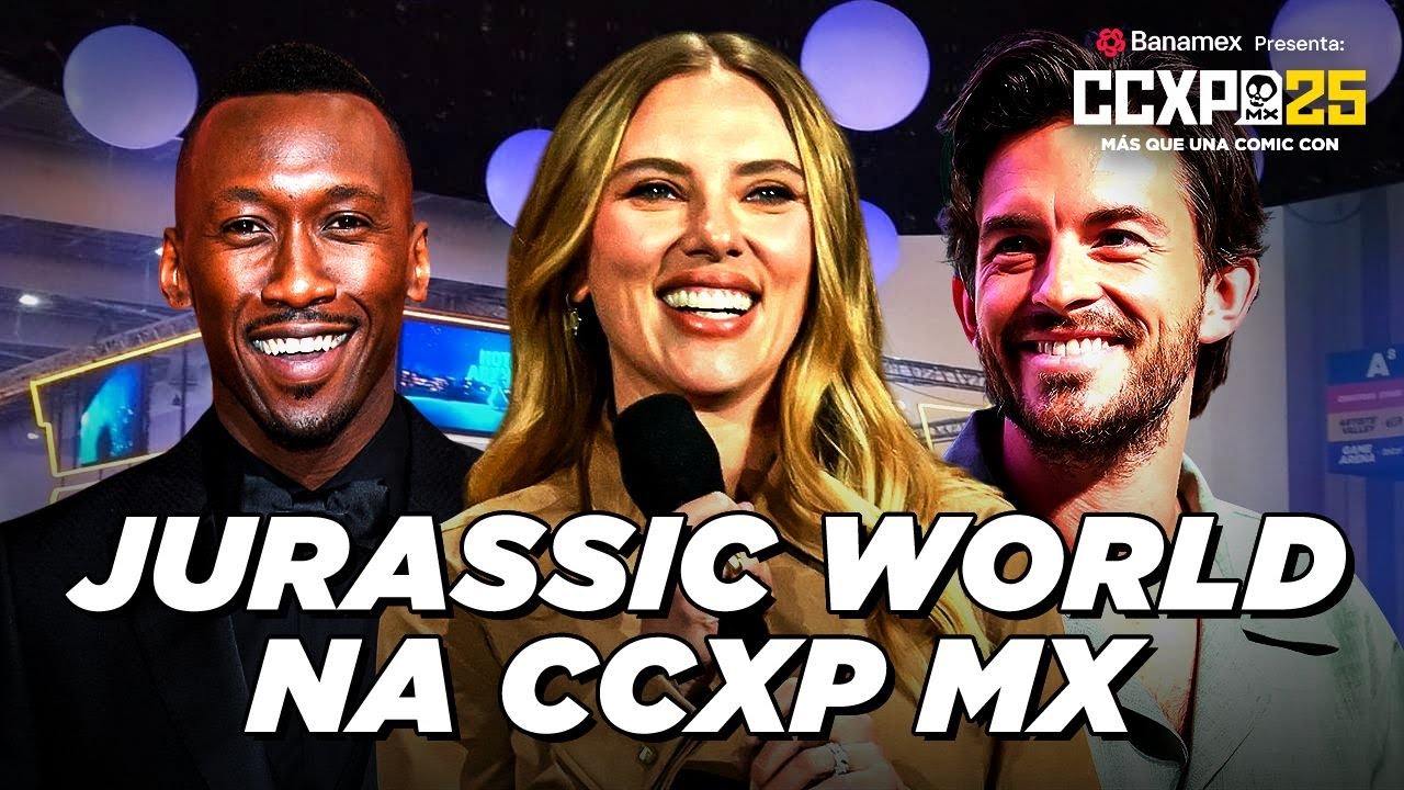 JURASSIC WORLD na CCXP MX: Scarlett Johanson, Mahershala Ali, Jonathan Bailey | Omelete Stage