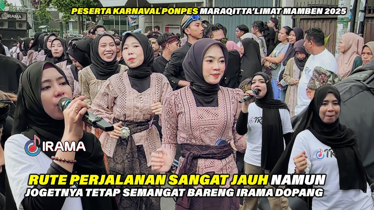 Perjalanan Jauh Peserta Karnaval Maraqit Bareng Irama Dopang Tak Menyurutkan Semangat Jogetnya 2025