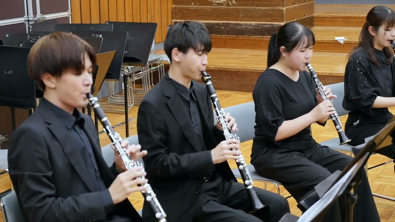 2022年国立音楽大学クラリネット研究室1年生