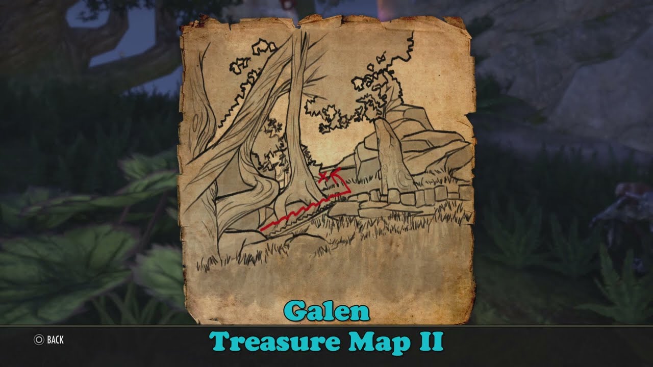 ESO Galen Treasure Map II, Location, The Elder Scrolls Online, Treasure Map 2