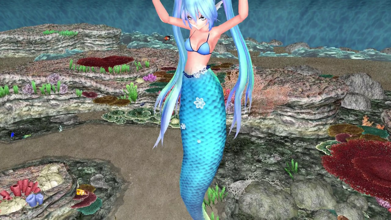 Mermaid Miku Around the Moon and Sun