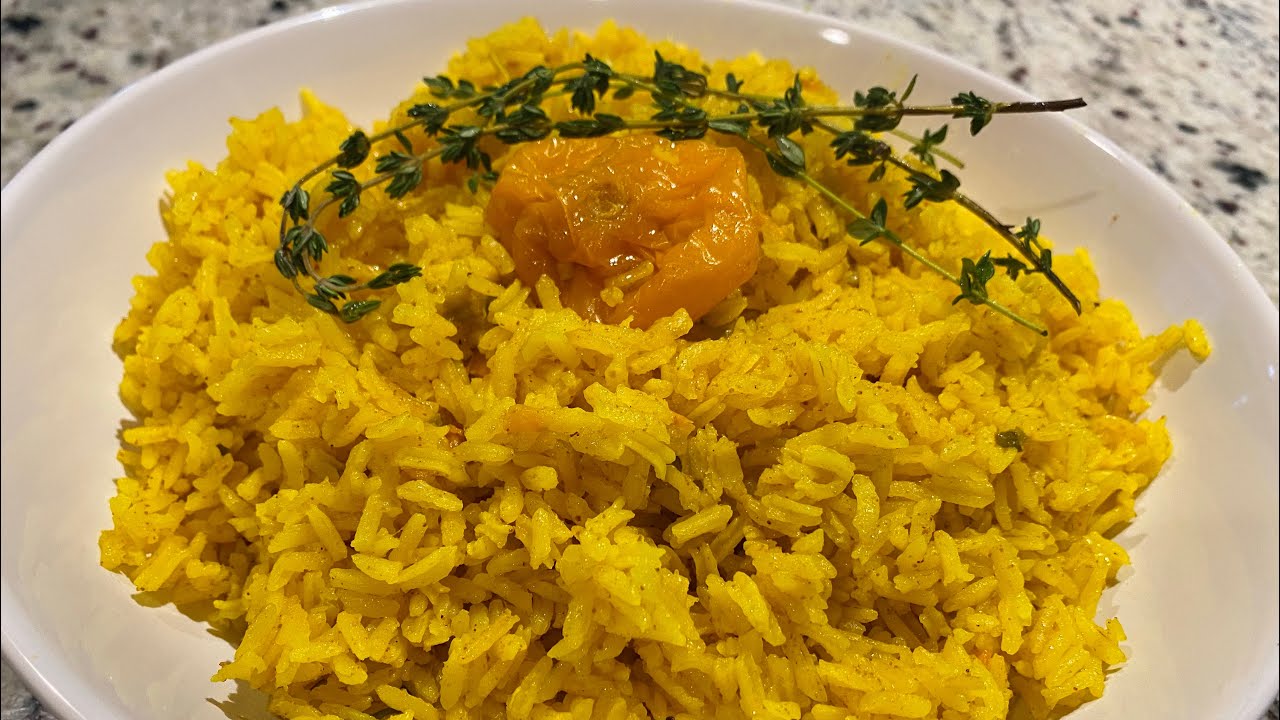 How to make the best coconut curry rice recipe / Jamaican style coconut curry rice