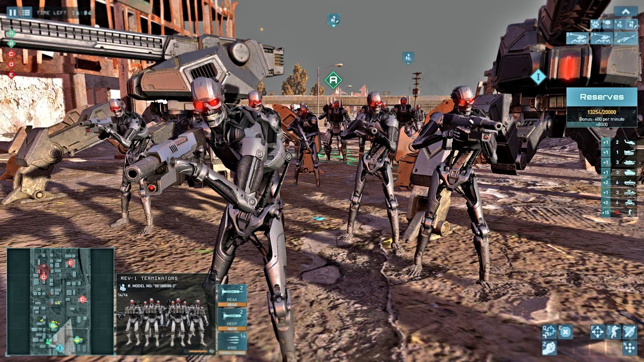 Massive 2v2 War! Terminators vs Humanity in Dark Fate Defiance RTS Game