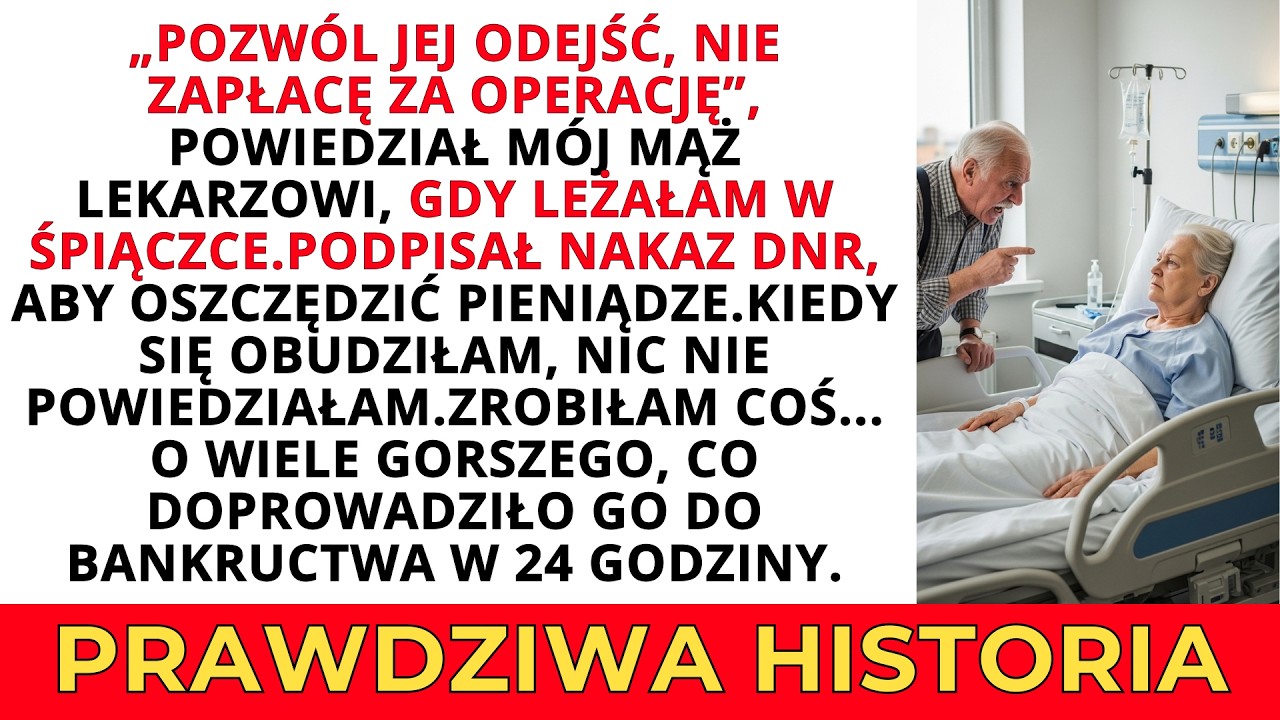 M&oacute;j mąż podpisał nakaz DNR, żeby oszczędzić pieniądze &mdash;dokładnie 72 godziny p&oacute;źniej stracił wszystko