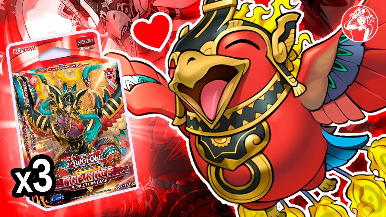 FIRE KING Deck (Structure Deck X3 VERSION❗) + Recommended cards 🎴