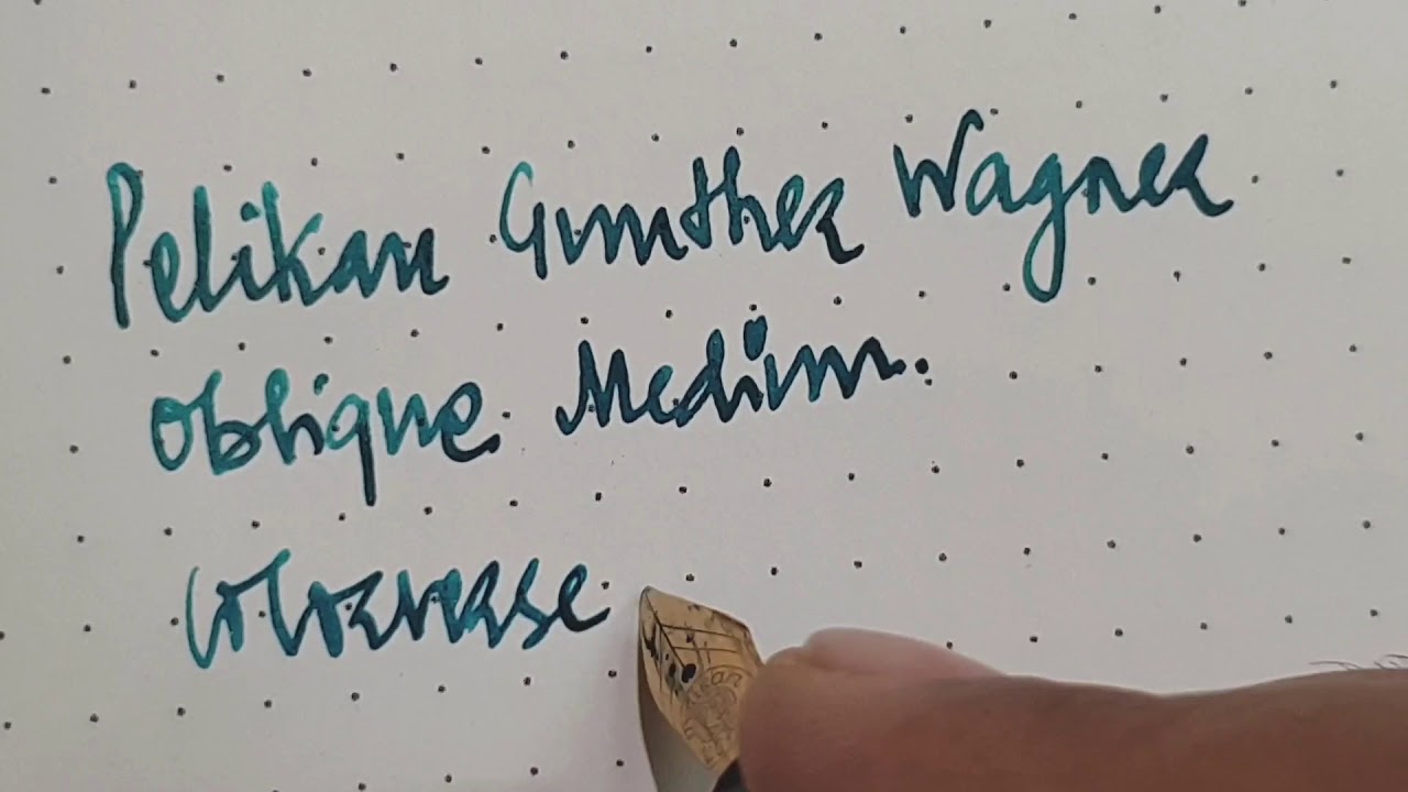 Comparing Oblique medium, oblique broad and oblique double broad nibs