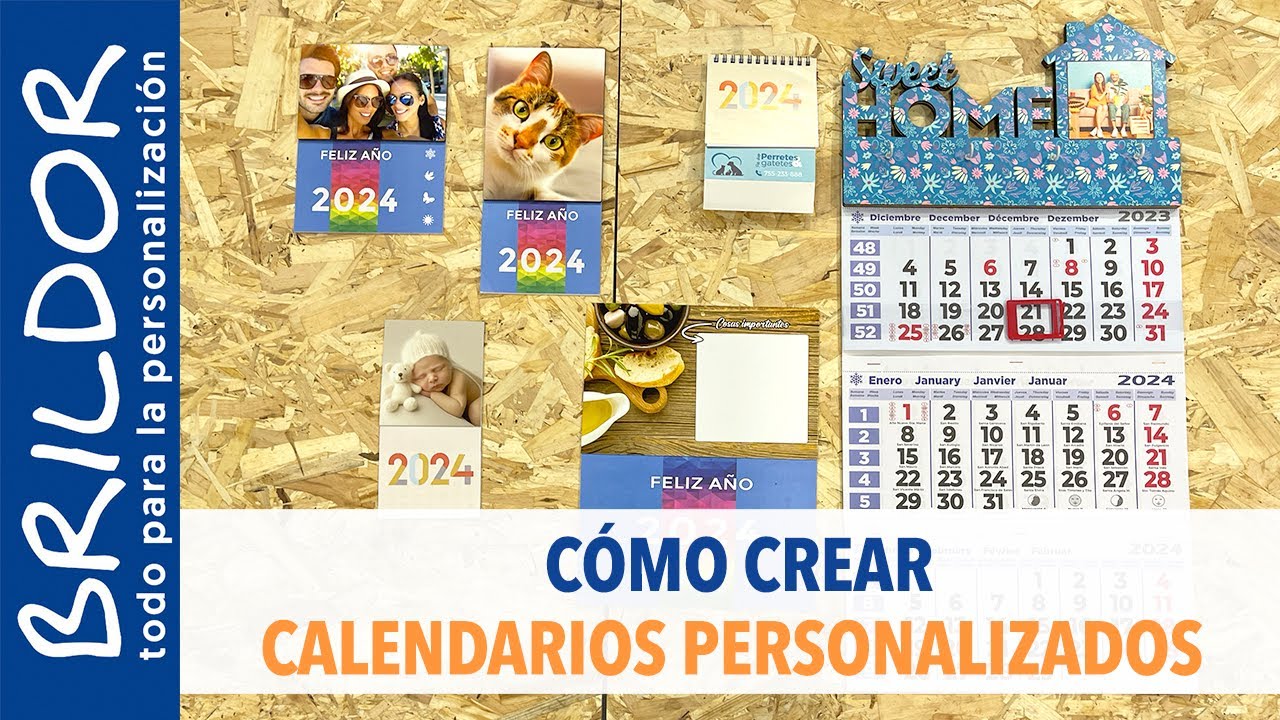 Cómo hacer CALENDARIOS PERSONALIZADOS FÁCILMENTE