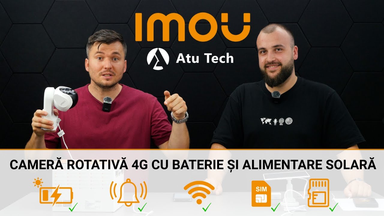 Una dintre cele mai versatile camere 4G pe baterie | Imou AOV PT 5 MP