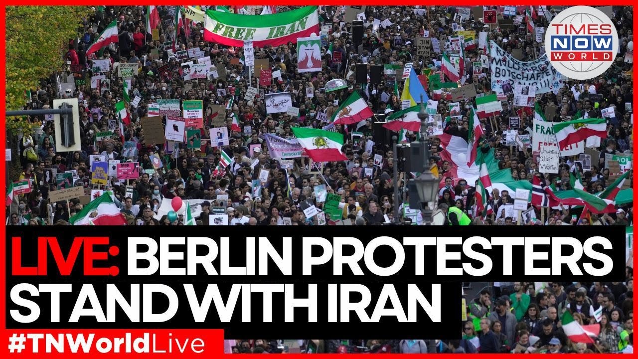 LIVE: Thousands march in Berlin in support of Iranian protesters | World News | TN World News