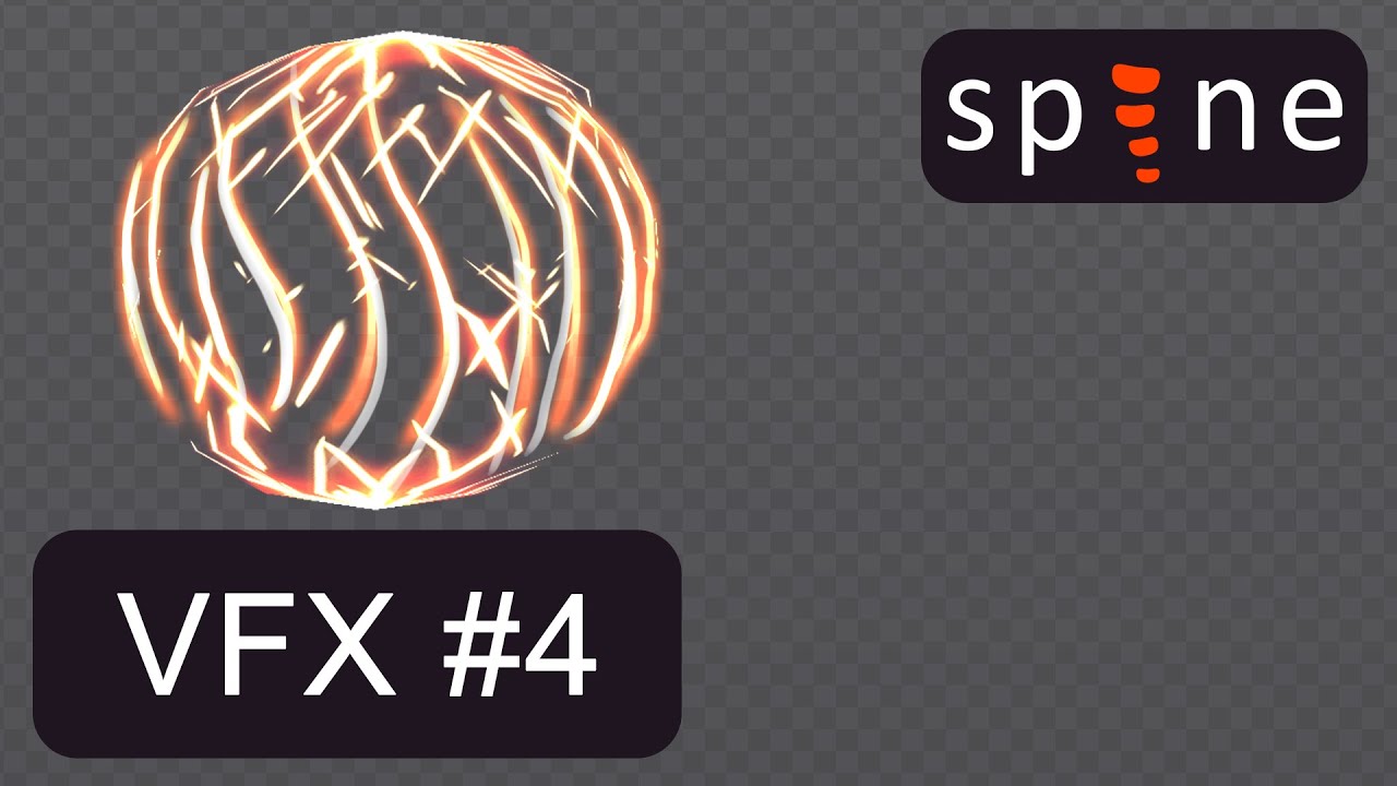Учебник Spine 2D: VFX №4 | Поверхность Солнца