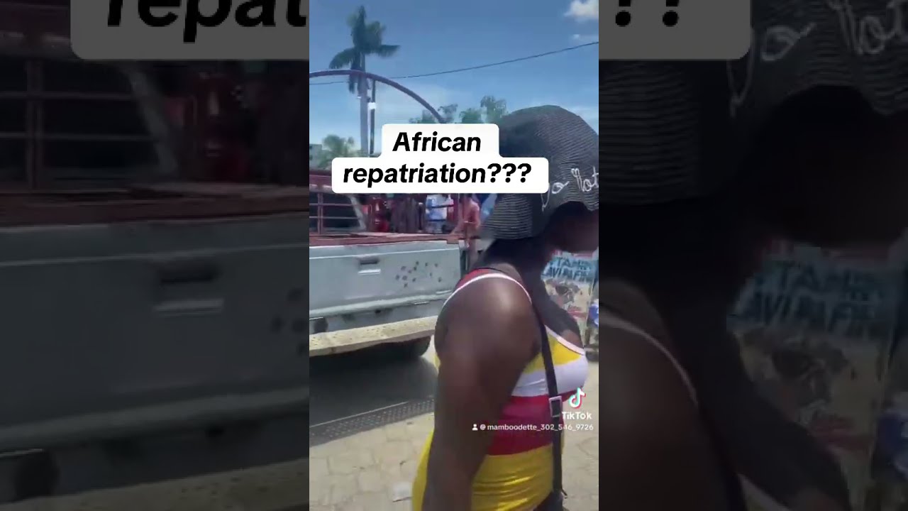 African Repatriation??? I can always go home , ak Bondye.