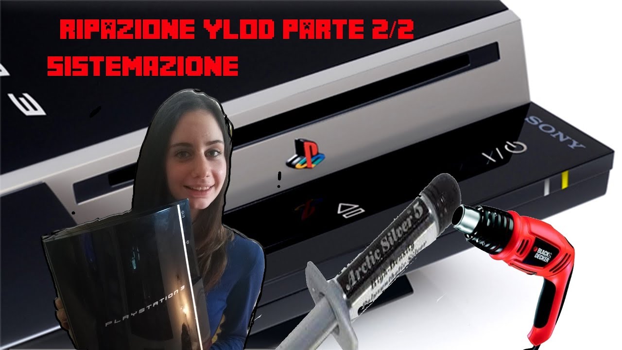 Ripazione PS3 YLOD modello FAT 40gb - SISTEMAZIONE(Parte 2/2)