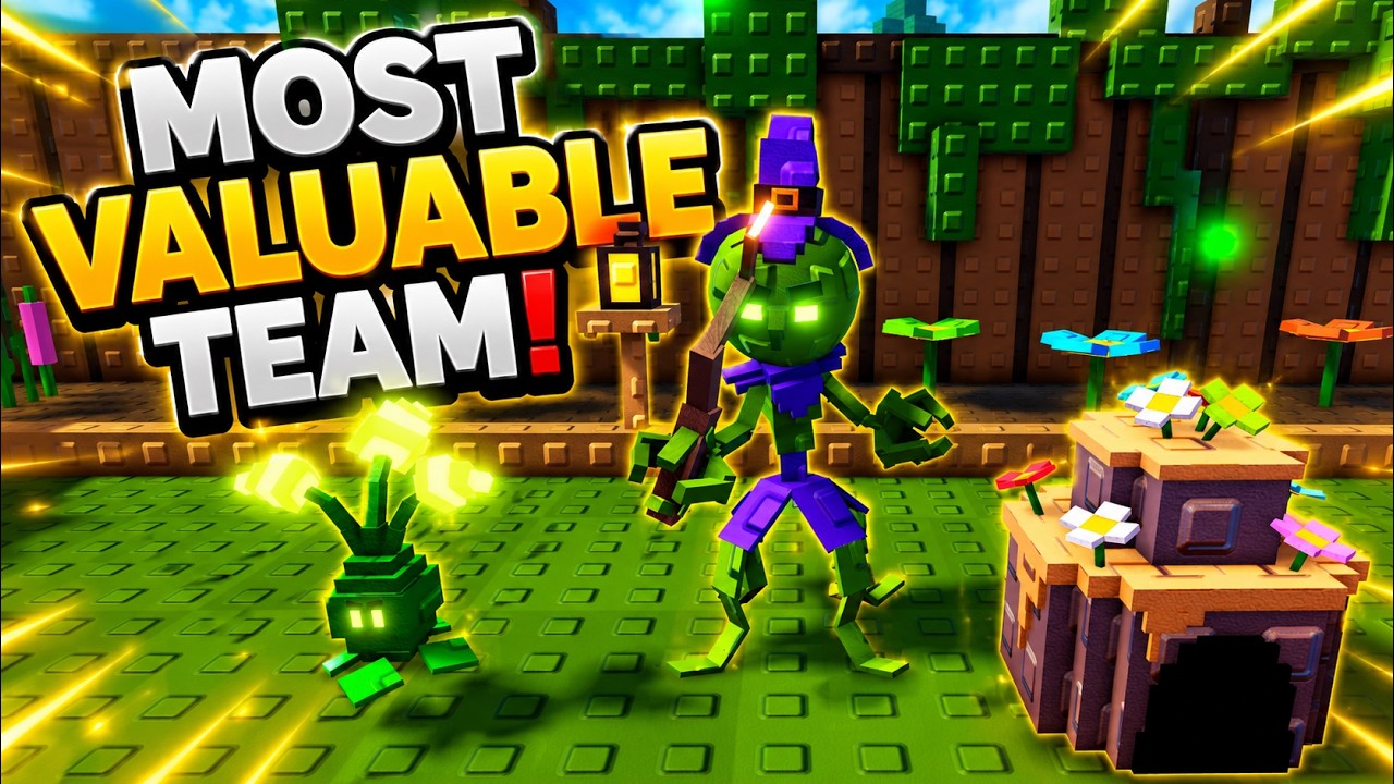 Это была самая ценная команда, которую мы когда-либо собирали в Garden Tower Defense!