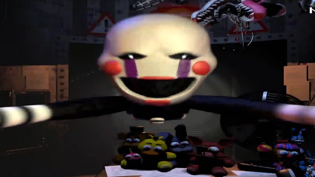 TODOS LOS ANIMATRICOS ME QUIERE MATAR💀 five nights a freddy's 2 🦊