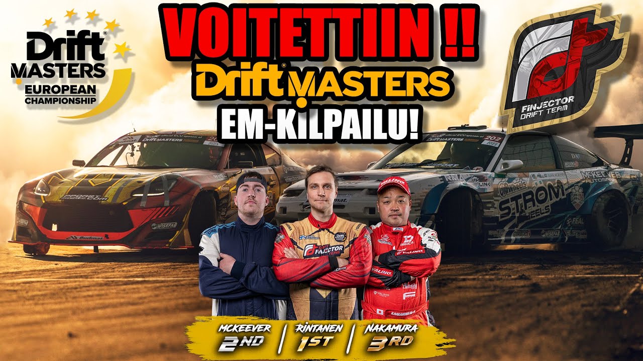 VOITTO DRIFT MASTERS GP RUOTSIN EM-KILPAILUSTA!