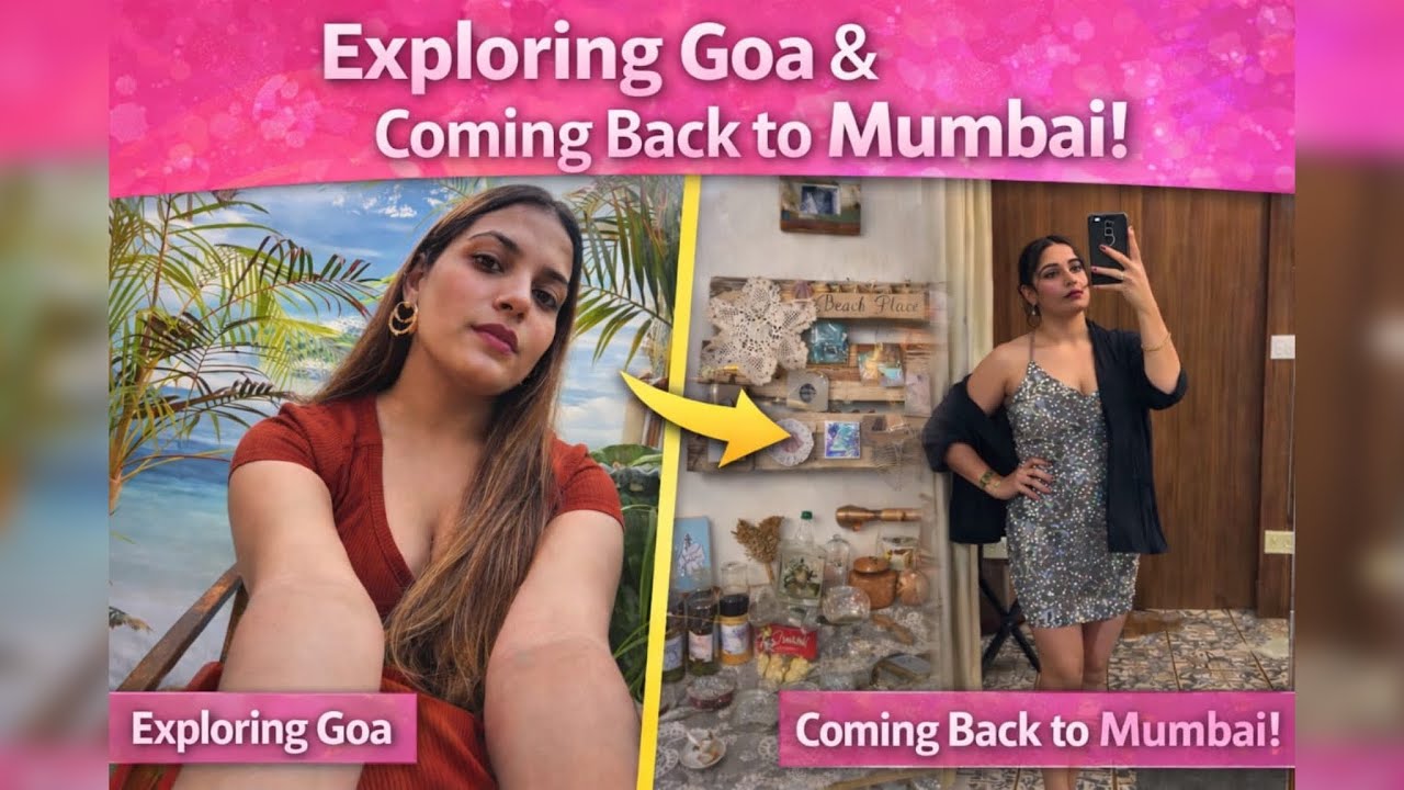 Ek jhalak iss goa par bhi daaliye 😍 #priyaanshukikahani #Goatobombay #travelvlog 