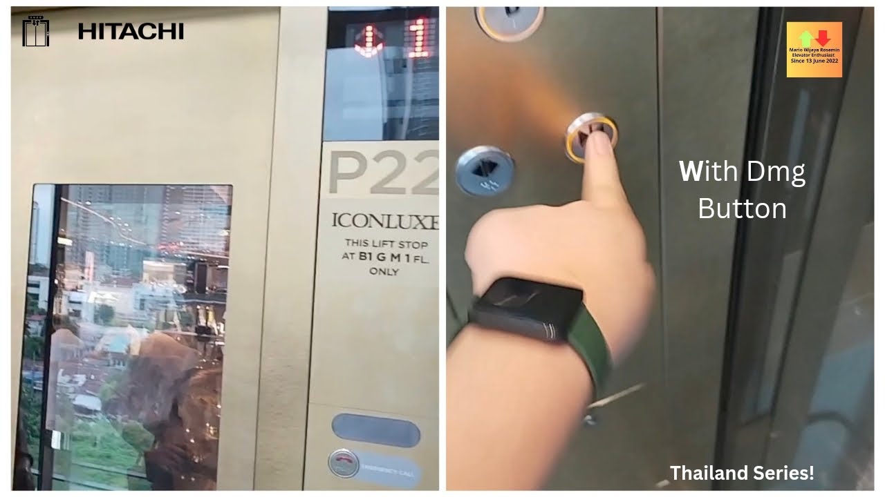Hitachi OUG-ON1 Traction Scenic Elevator - Iconsiam Bangkok Thailand (Iconluxe)