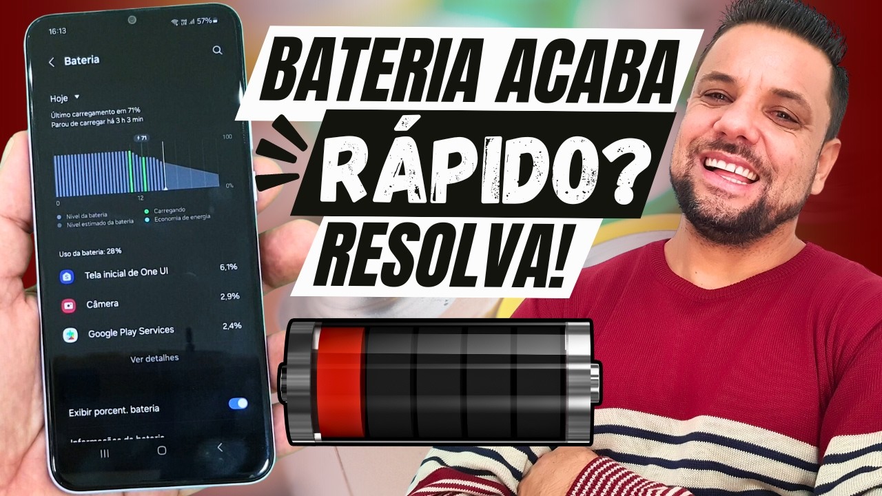 CELULAR SAMSUNG GALAXY A04e descarregando a BATERIA muito rápido (Dicas para Resolver)