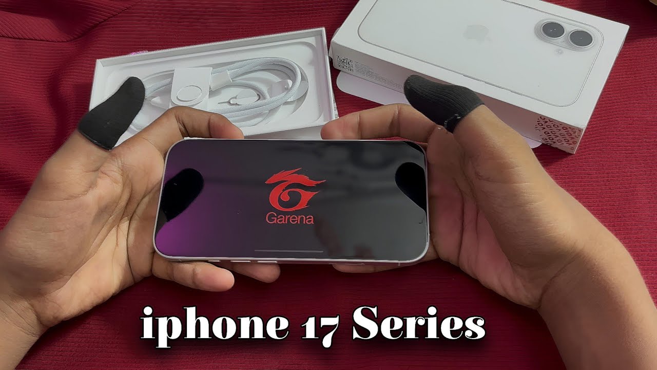 iphone 17 Unboxing 🎁 And Free Fire Handcam ⚡