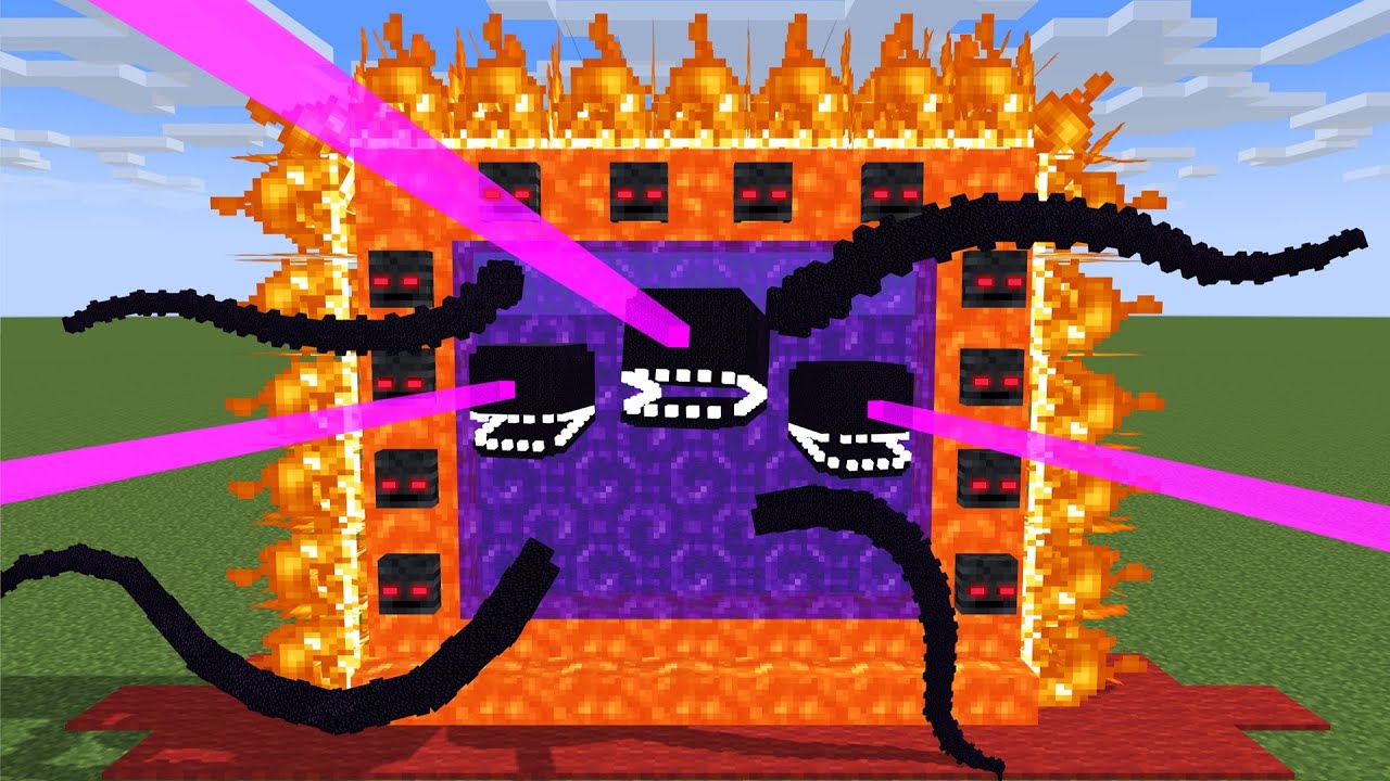 I Found Secret Portal To LAVA Wither Storm World on Minecraft