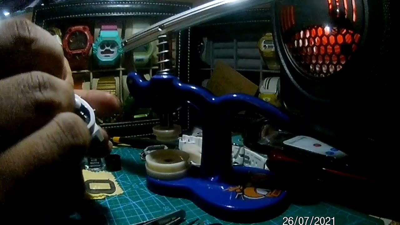 Cara tukar glass g shock DW5600