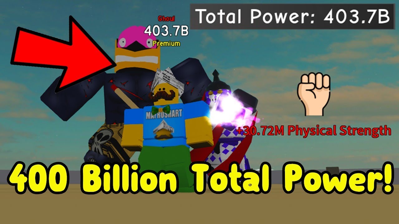 I Played For 34 Hours And Reached 400 Billion Total Power! - Anime Fighting Simulator
