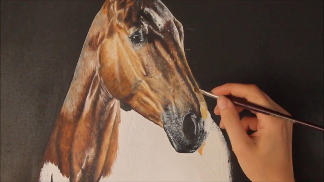 Pferdeportrait malen lassen - &Ouml;lgem&auml;lde als Hochzeitsgeschenk