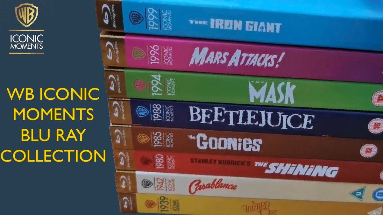 WARNER BROS ICONIC MOMENTS BLU RAY COLLECTION Aug 2020